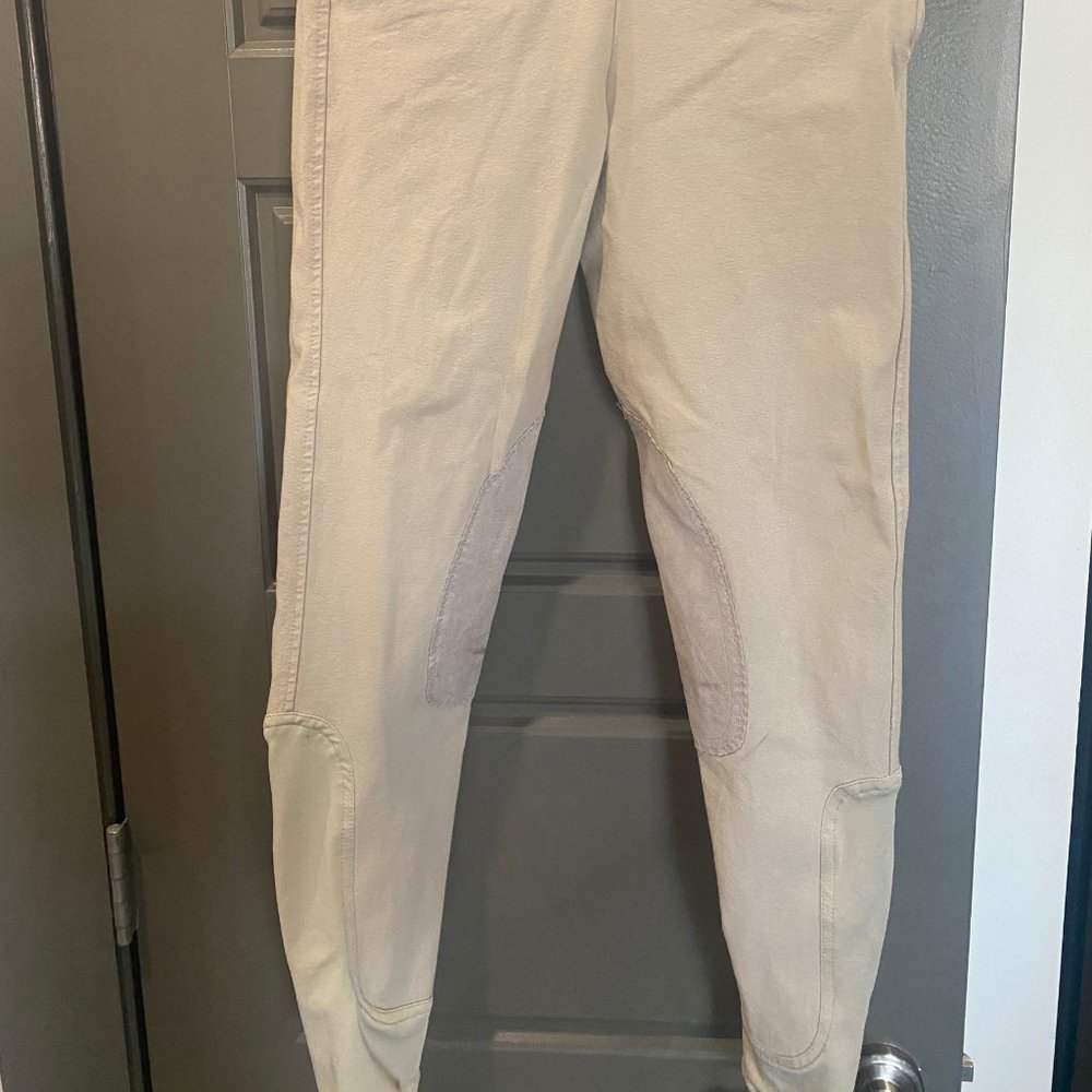Piper by SmartPak Front Zip Knee Patch Breeches | New condition, size 26R